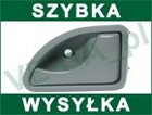 Renault Kangoo 97-07 klamka wewnętrzna SZARA przednia prawa