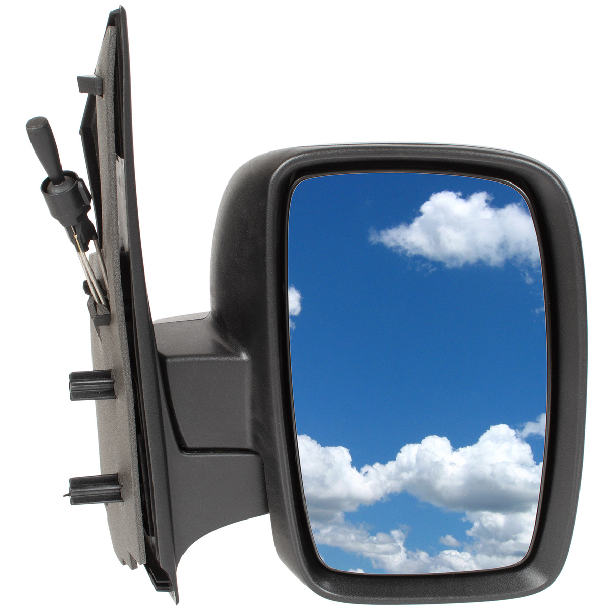 Peugeot Expert II 07-16 lusterko zewnętrzne manualne CZARNE prawe