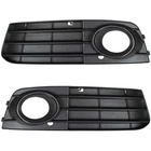 Audi A4 07-11 Z HALOGENAMI atrapka kratka w zderzak 3 BELKI RAMKA CZARNA lewa + prawa 2 szt. KPL