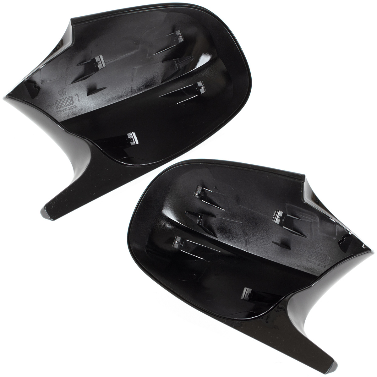 BMW 3 E90 E91 E92 E93 08-13 nakładka lusterka BLACK GLOSSY lewa + prawa 2 szt. KPL