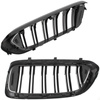 BMW 6 G32 GT 17-20 atrapy między reflektory (nerki) lewa + prawa kpl. BLACK GLOSSY DOUBLE BAR