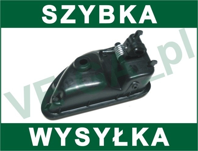 Renault Twingo 93-98 klamka przednia wewnętrzna CZARNA lewa