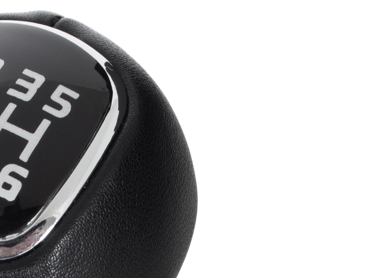 Kia Sportage III 09-15 gałka zmiany biegów CZARNA SKÓRA 6 BIEGÓW