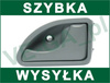 Renault Twingo 93-98 klamka wewnętrzna SZARA przednia prawa