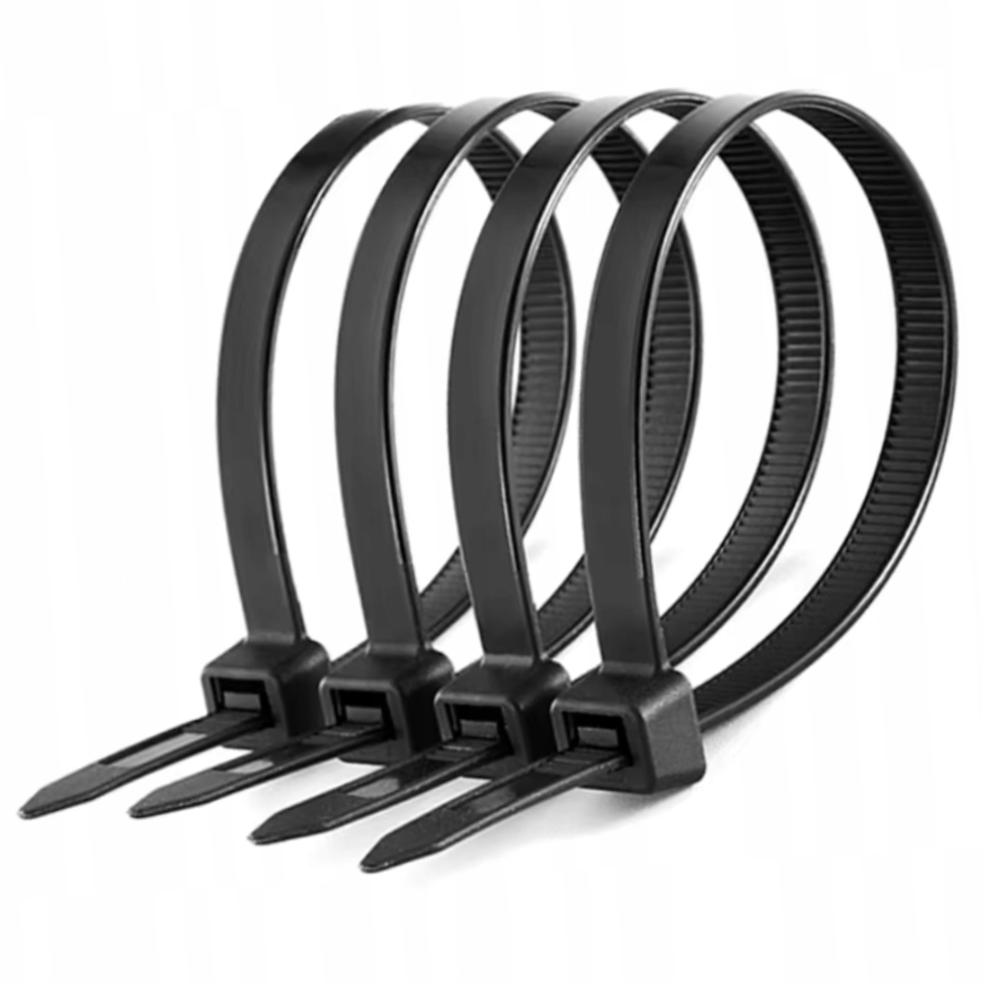 100 SZTUK | TRYTYTKI 3,6mm x 200mm | OPASKI ZACISKOWE DO KABLI ZIPPERKI