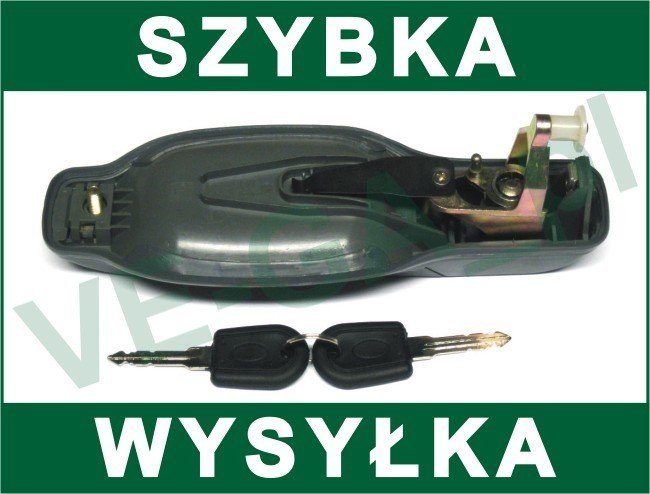 Iveco Turbo Daily 89-99 klamka zewnętrzna SZARA przednia lewa