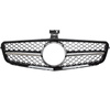 Mercedes Klasa C W204 19-23 atrapa między reflektory (grill) PIANO BLACK-+-CHROM
