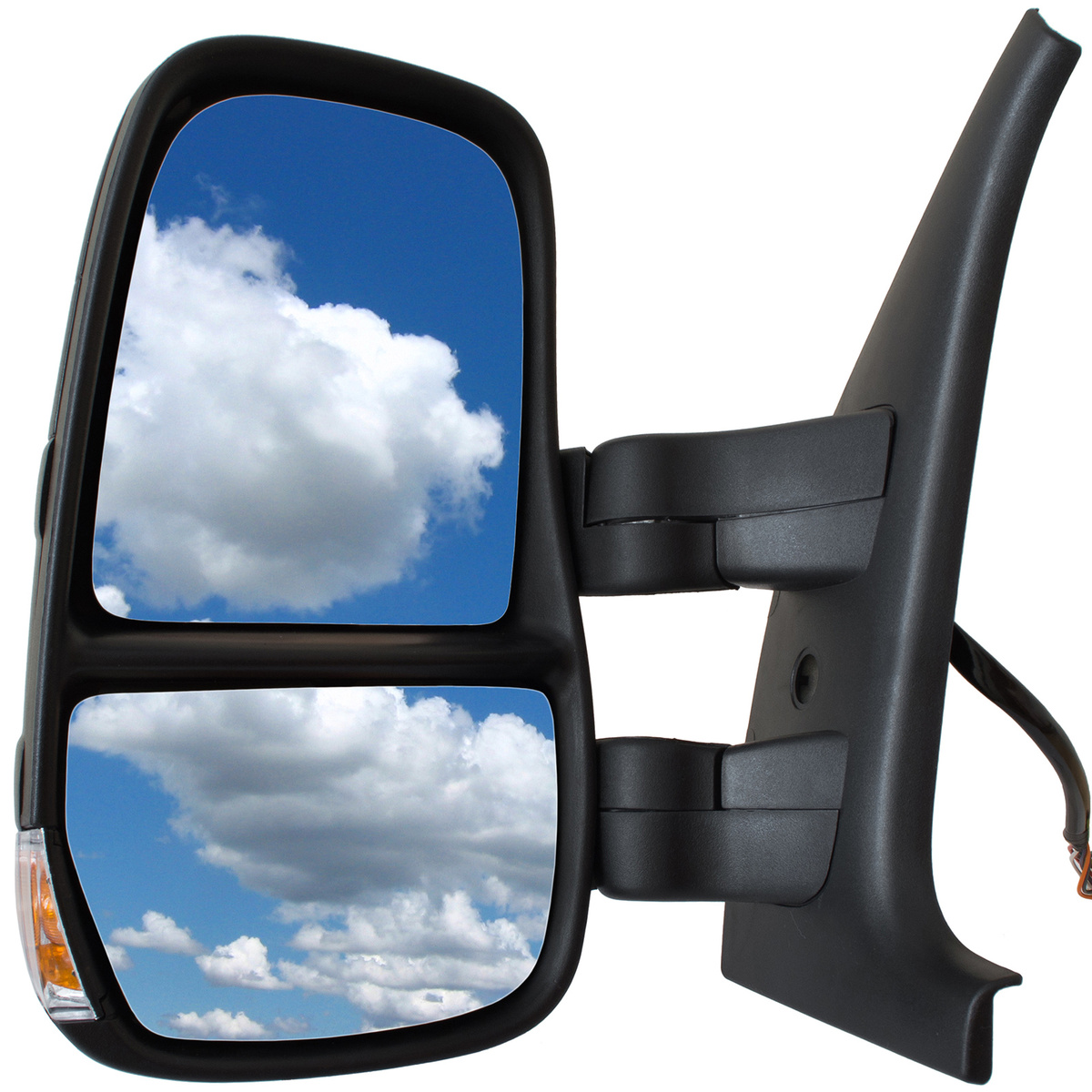 Iveco Daily 06-14 lusterko zewnętrzne elektryczne KRÓTKIE RAMIĘ lewe