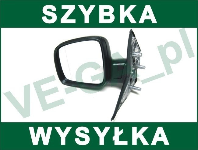 VW T5 2003- lusterko zewnętrzne manualne lewe