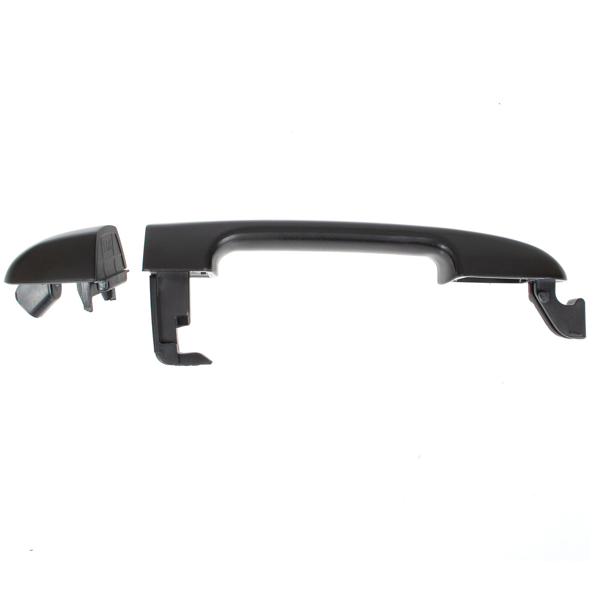 Hyundai i20 08-15 klamka zewnętrzna przednia CZARNA BEZ OTWORU prawa