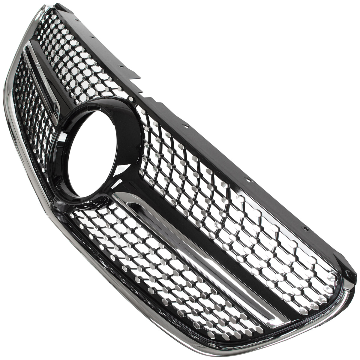 Mercedes VITO W447 2014- atrapa między reflektory (grill) DIAMOND BLACK + CHROM
