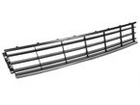 VW Passat B7 10-15 atrapa kratka w zderzak przedni środkowa CZARNA + listwa CHROM