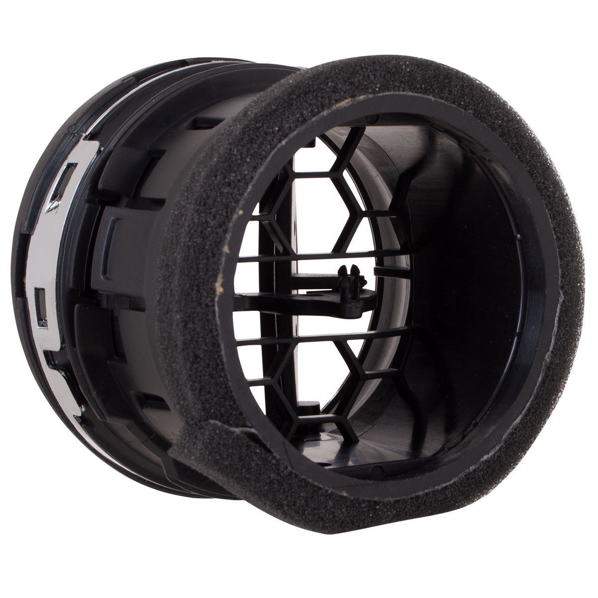 Ford GALAXY II (WA6) kratka nawiewu powietrza CZARNA + RAMKA czarna + chromowana obwódka + SUWAK CHROM lewa = prawa