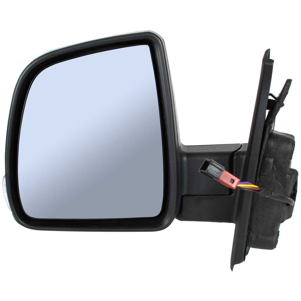 Fiat Doblo 2010- lusterko zewnętrzne ELEKTRYCZNE OGRZEWANE czarne BEZ CZUJNIKA lewe