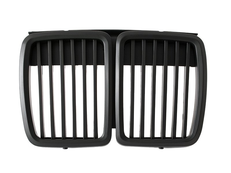 BMW 3 E30 82-94 atrapy między reflektory (nerki) lewa + prawa kpl. BLACK MAT