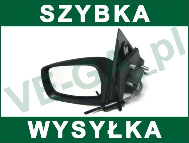 Ford Mondeo 93-00 lusterko manualne zewnętrzne lewe