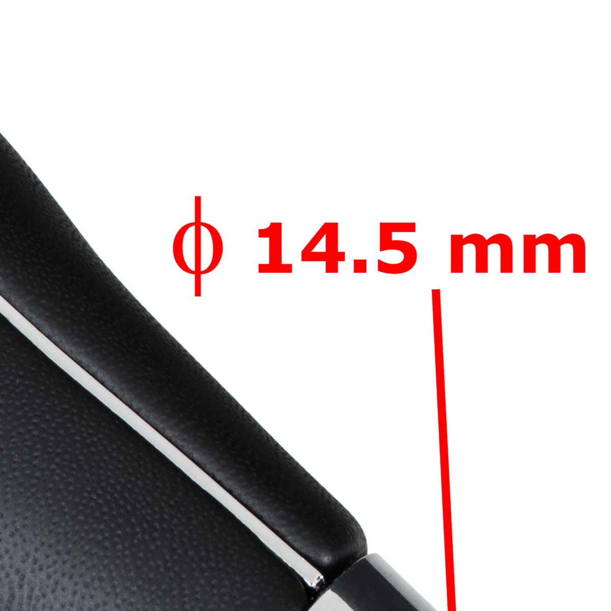 Mercedes W169 A-Klasa 04-12 gałka zmiany biegów CZARNA 6 BIEGÓW - 14.5 mm