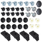 Toyota Yaris I II III zestaw spinek do mocowania osłony silnika 40szt. KPL