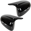 BMW 7 G11 G12 15-23 nakładka lusterka BLACK GLOSSY lewa + prawa 2 szt. KPL