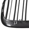BMW X6 E71 07-14 atrapy między reflektory (nerki) lewa + prawa kpl. BLACK GLOSSY DOUBLE BAR