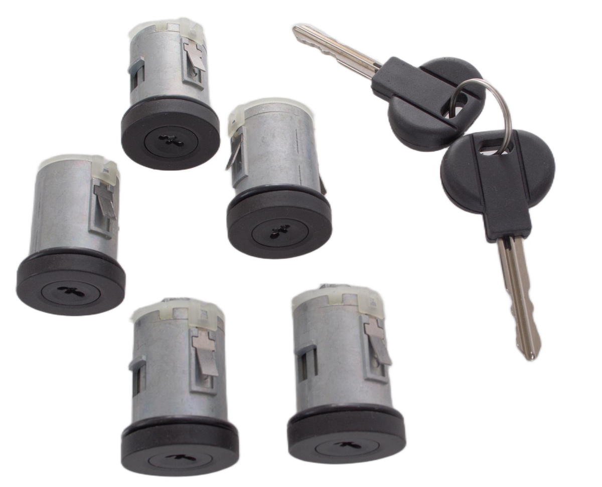 Peugeot EXPERT 96-06 wkładki zamków drzwi 5 szt. KPL