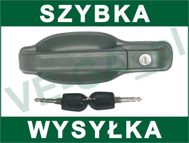Iveco Turbo Daily 89-99 klamka zewnętrzna SZARA przednia lewa