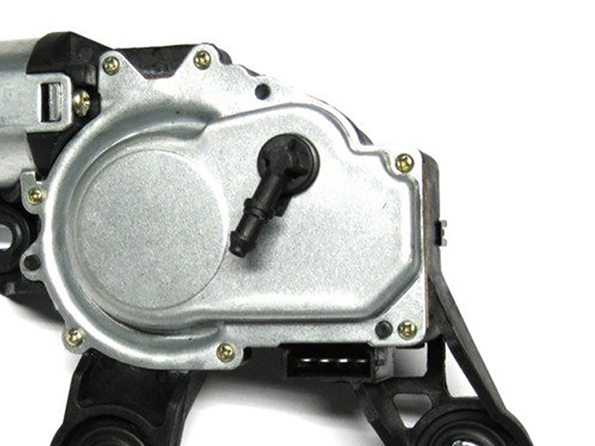 VW Bora Variant 99-05 ZESTAW: silniczek wycieraczki + wycieraczka tylna ramię + pióro + dysza spryskiwacza tylnej szyby 3szt KPL