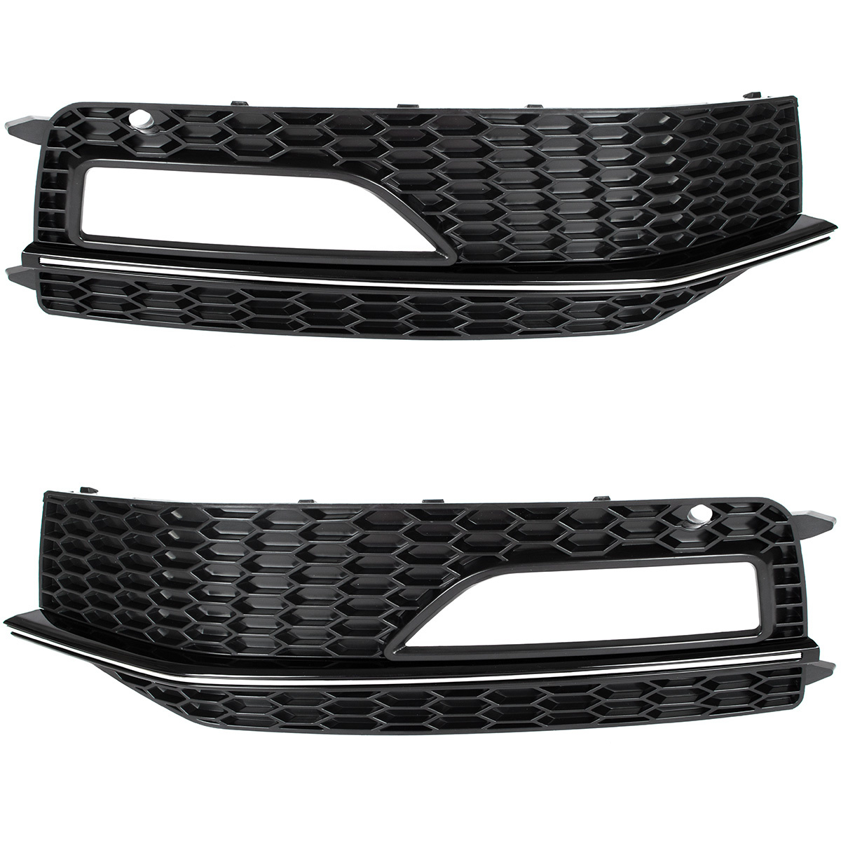 Audi A4 B8 S-LINE FL 11-15 Z HALOGENAMI atrapka kratka w zderzak lewa + prawa 2 szt. KPL