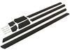 Audi 100 C4 90-94 listwy boczne DOLNE kpl 8 szt z zapinkami