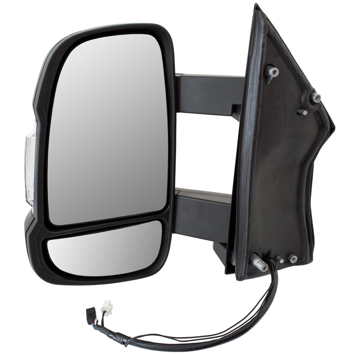 Peugeot Boxer 2006- lusterko zewnętrzne elektryczne ogrzewane ŚREDNIE RAMIĘ Z CZUJNIKIEM lewe