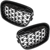 BMW 1 F20 F21 11-14 atrapy między reflektory (nerki) lewa + prawa kpl. FULL BLACK STAR