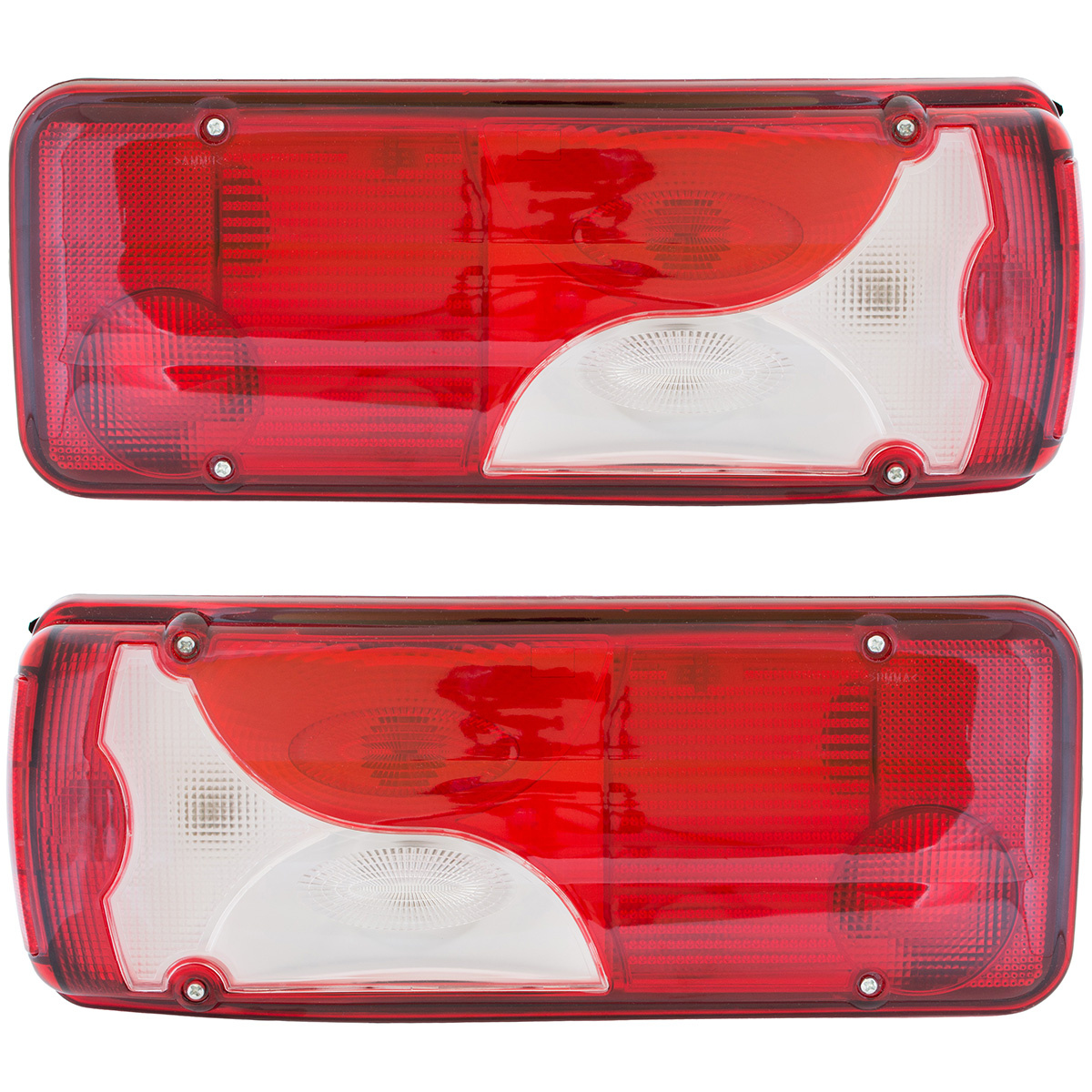 Mercedes Sprinter II 2006- KONTENER lampa tylna CZERWONO-BIAŁA lewa + prawa 2 szt. KPL
