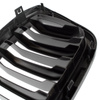 BMW X4 G02 FL 2021- atrapa między reflektory (nerki) BLACK GLOSSY DOUBLE BAR + ZAŚLEPKA