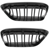BMW X5 E53 99-03 atrapy między reflektory (nerki) lewa + prawa kpl. DOUBLE SLAT GLOSSY BLACK