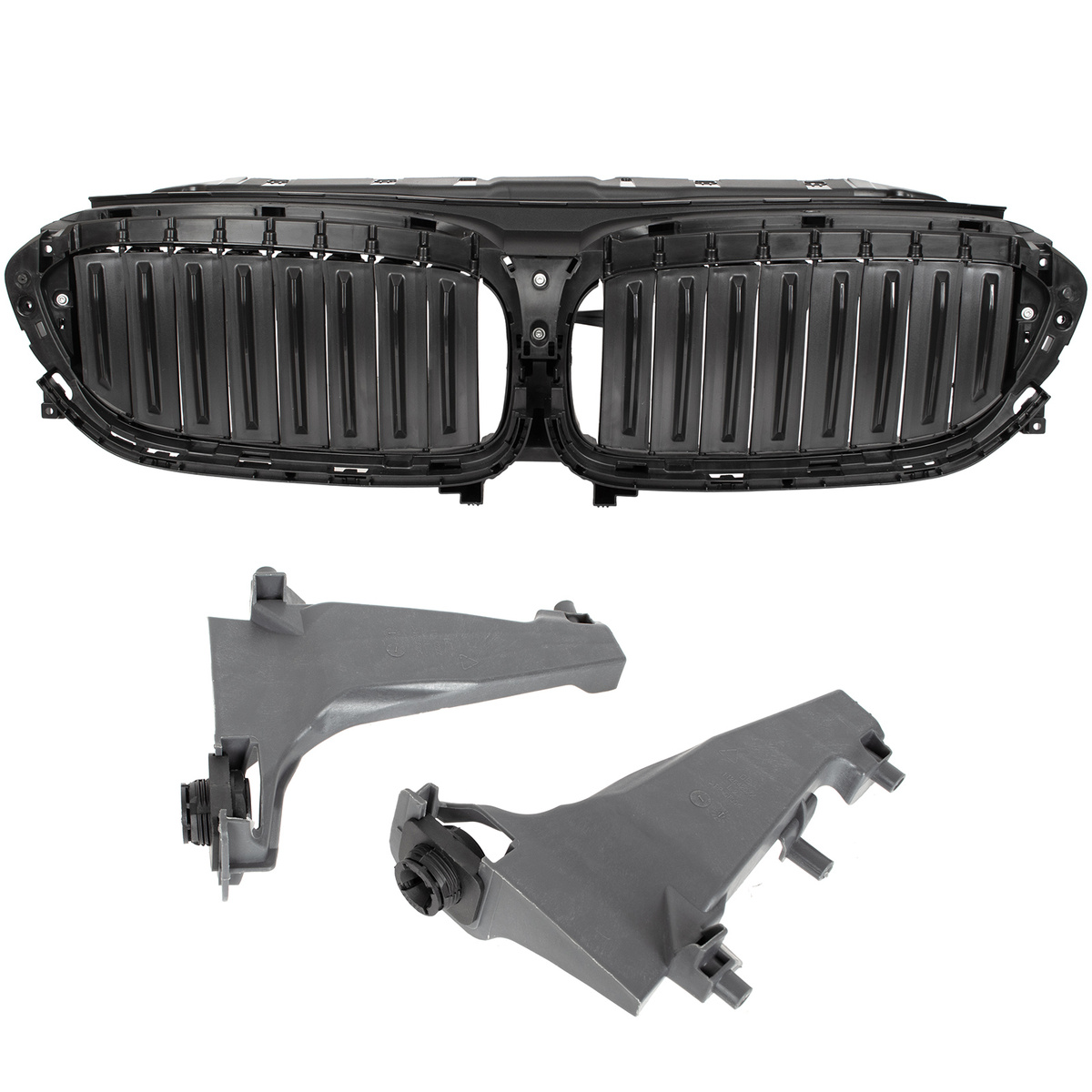 BMW 5 G30 G31 16-20 pas przedni kierownica powietrza wlot żaluzja chłodnicy