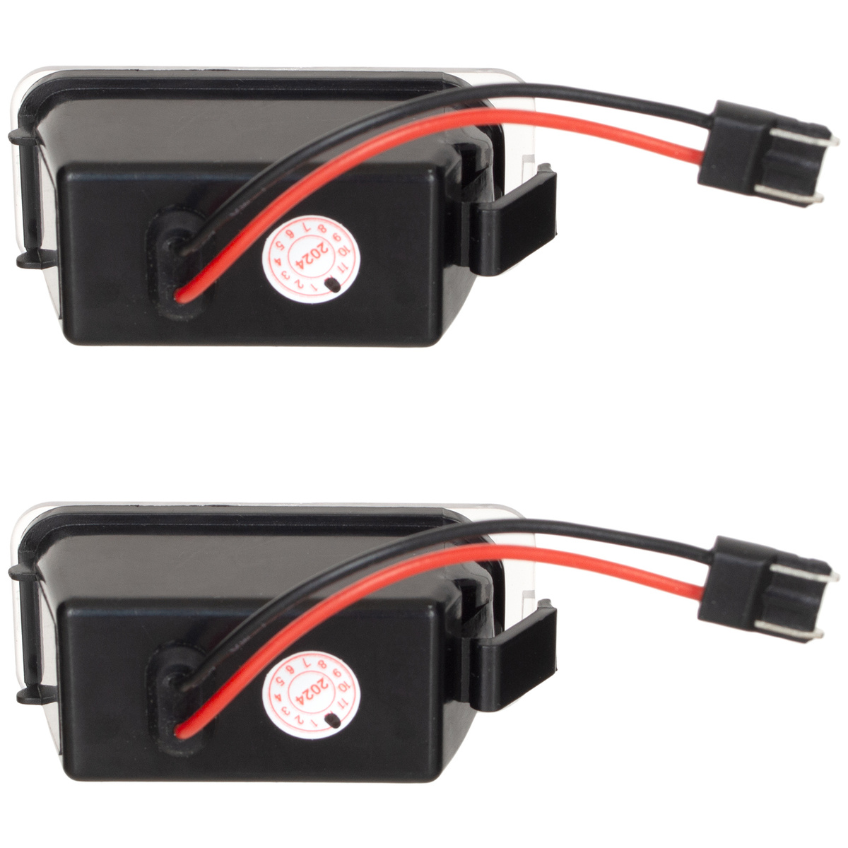 Ford C-MAX II Fiesta Mk7 Focus II FL III Galaxy II Kuga I Mondeo Mk4 Mk5 S-MAX Tourneo Transiy VIII lampki podświetlenia tablicy rejestracyjnej LED 2 szt. kpl.