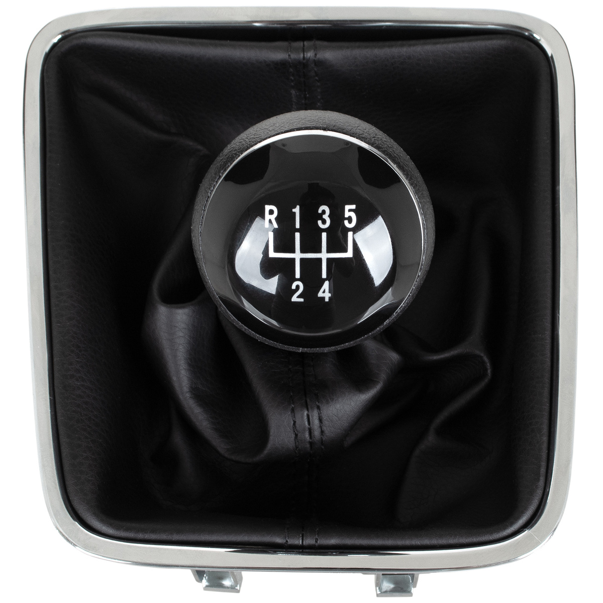 VW Sharan 2010- gałka zmiany biegów CZARNA 5 BIEGÓW + MIESZEK OTWÓR 12 MM