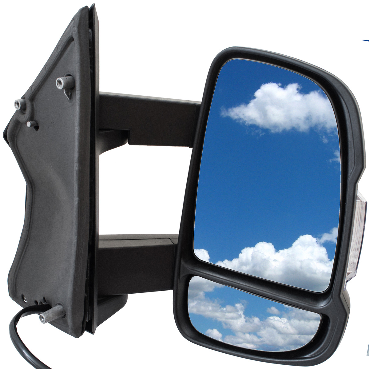 Peugeot Boxer 2006- lusterko zewnętrzne elektryczne ogrzewane ŚREDNIE RAMIĘ BEZ CZUJNIKA prawe