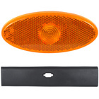 Renault Master III LONG MAX 2010- listwa boczna ZA DRZWIAMI PRZESUWNYMI z miejscem na OBRYSÓWKĘ prawa + lampka boczna obrysowa 2 szt. KPL