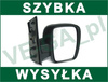 Citroen Jumpy II 07-16 lusterko zewnętrzne manualne CZARNE prawe