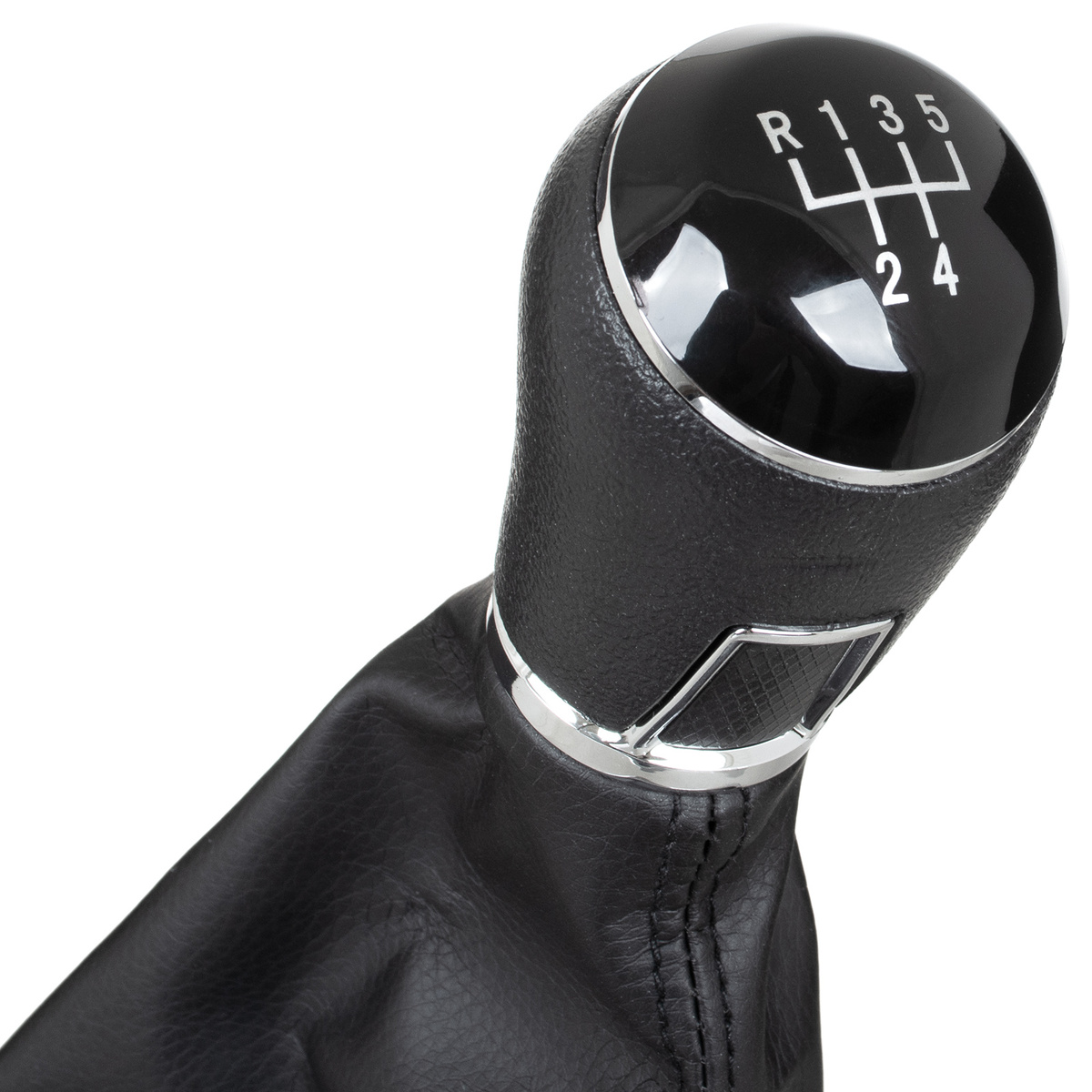 VW Golf PLUS 2005- gałka zmiany biegów CZARNA 5 BIEGÓW + MIESZEK OTWÓR 12 MM