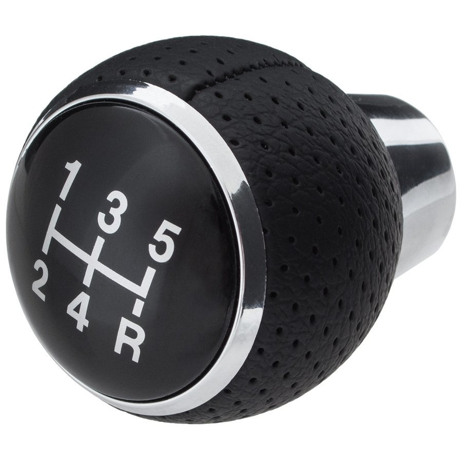 Mitsubishi Lancer VIII 2007- gałka zmiany biegów 5 BIEGÓW CZARNA EKOSKÓRA PERFOROWANA