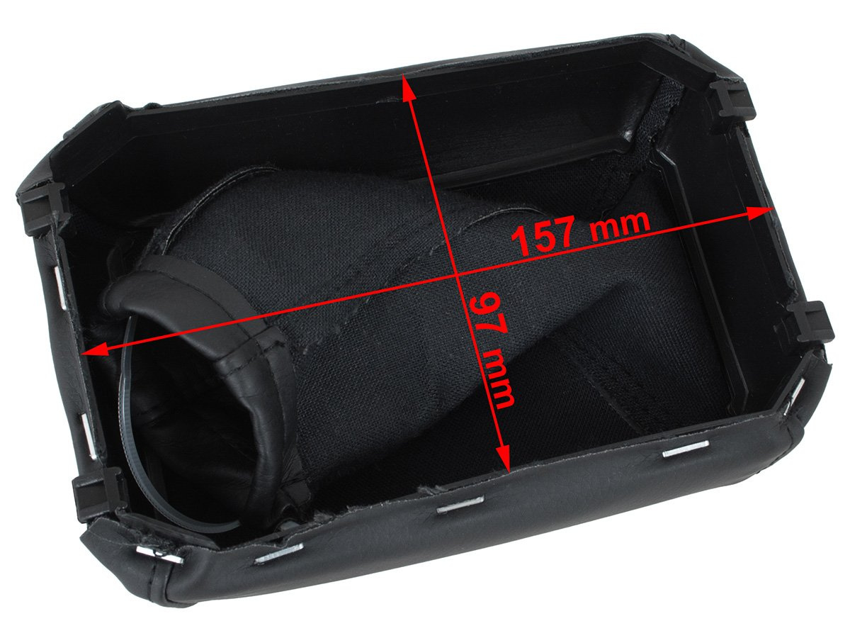 Opel Corsa B 93-00 mieszek ochronny drążka zmiany biegów CZARNY + ramka