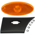 Opel Movano B 2010- listwa boczna ZA tylnym kołem prawa + lampka boczna obrysowa 2 szt. KPL