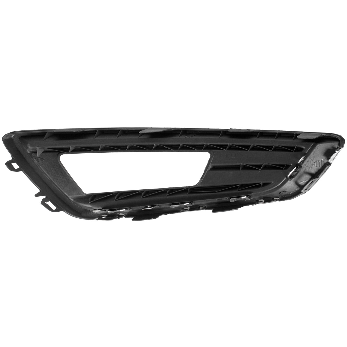 Ford FOCUS III FL 12-16 z Z HALOGENAMI atrapka kratka w zderzak przedni CZARNA + CHROM lewa