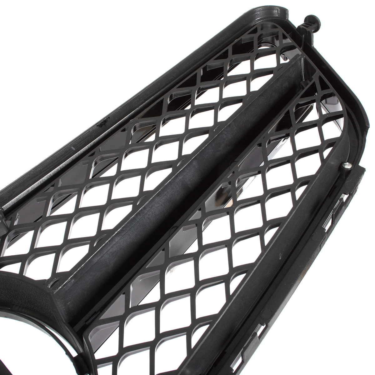 Mercedes Klasa C W204 19-23 atrapa między reflektory (grill) PIANO BLACK-+-CHROM