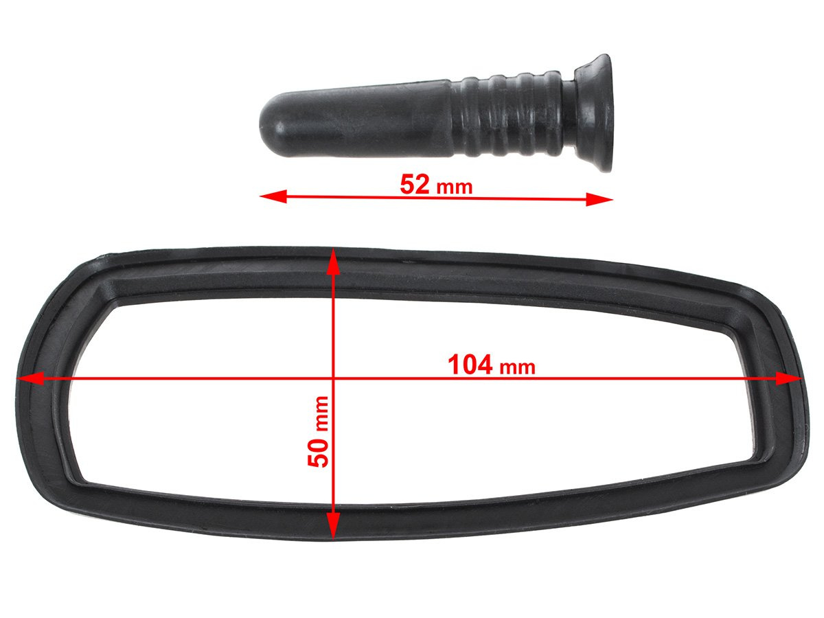 Mercedes W202 C-Klasa 93-00 uszczelka + osłona anteny dachowej GPS / NAVI 2 szt. KPL