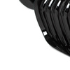 BMW 1 F21 15-18 atrapy między reflektory (nerki) lewa + prawa kpl. BLACK GLOSSY DOUBLE BAR