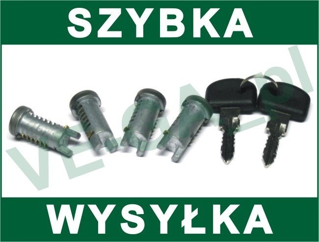 Citroen C25 82-94 bębenki wkładki zamka 4 szt. kpl.