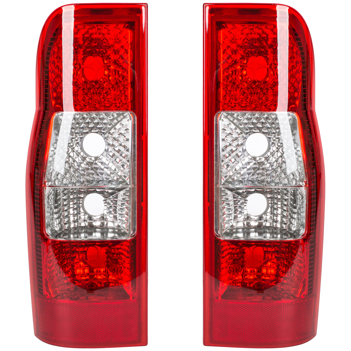 Ford Transit Mk7 06-14 lampa tylna z białym kierunkowskazem lewa + prawa 2 szt. KPL